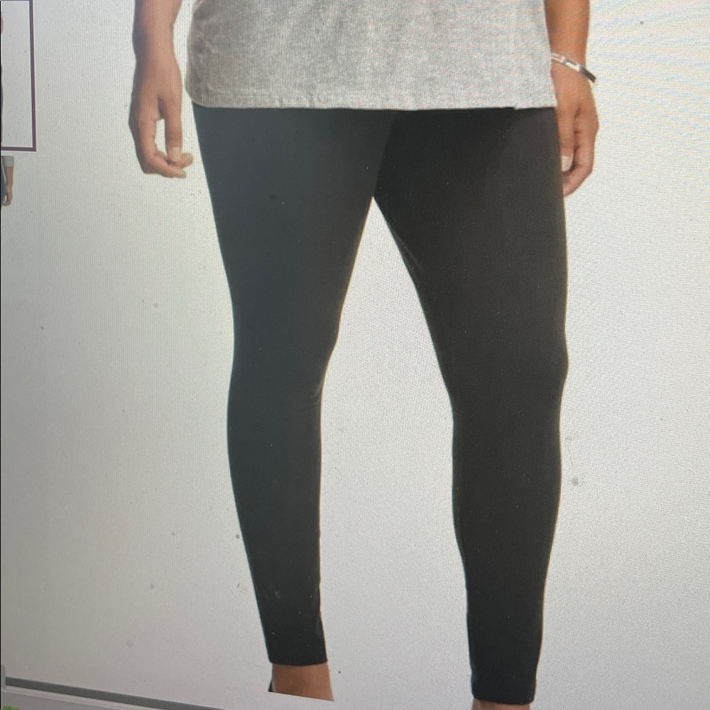 Just My Size Stretch Cotton Jersey Leggings Pants 1X